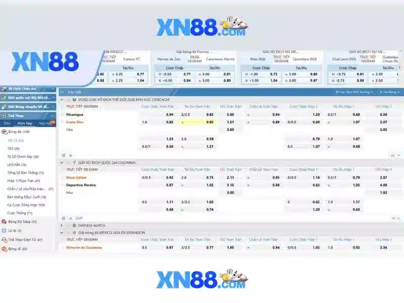 XN88: Nền tảng cá cược trực tuyến uy tín và hấp dẫn 1 Đăng Nhập